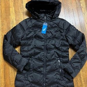 Nautica water resistant women jacket black sz M